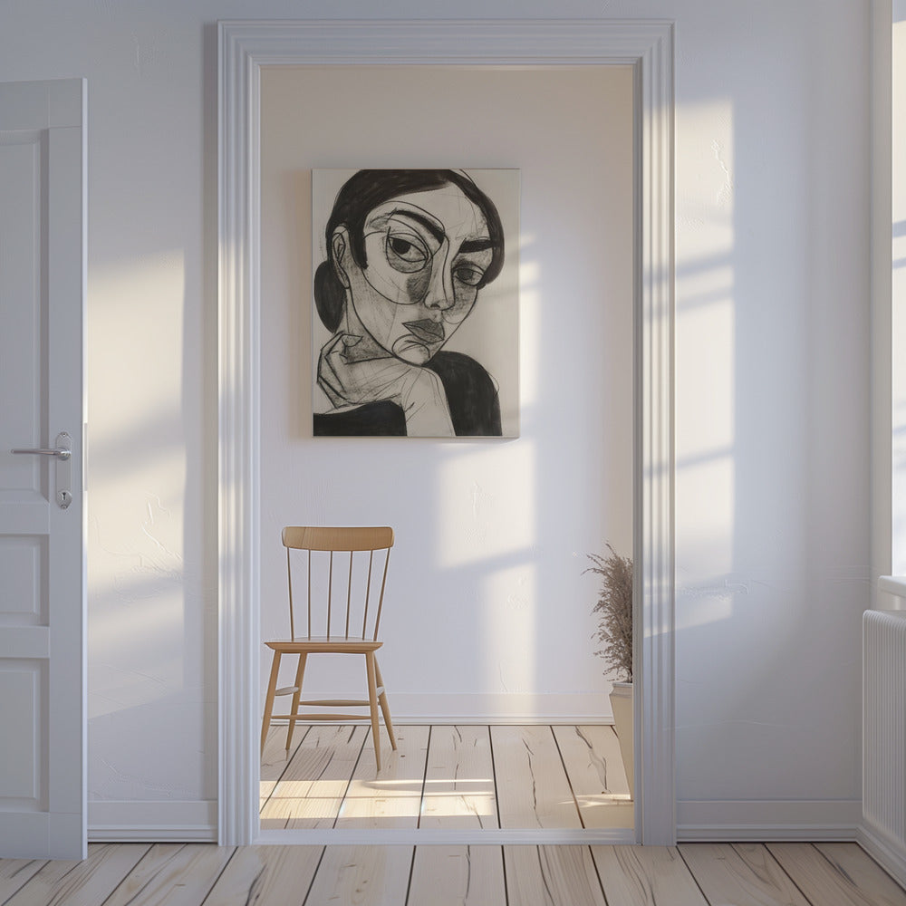 Intellectuele vrouw | Canvas