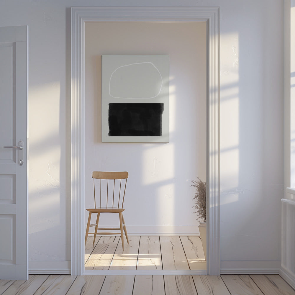 Monochroom evenwicht | Canvas
