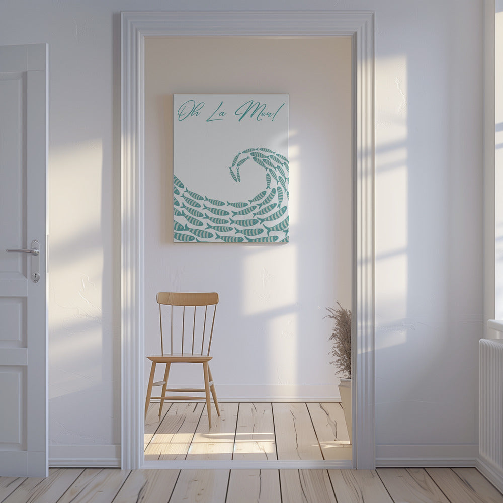 Visgolf Symfonie | Canvas