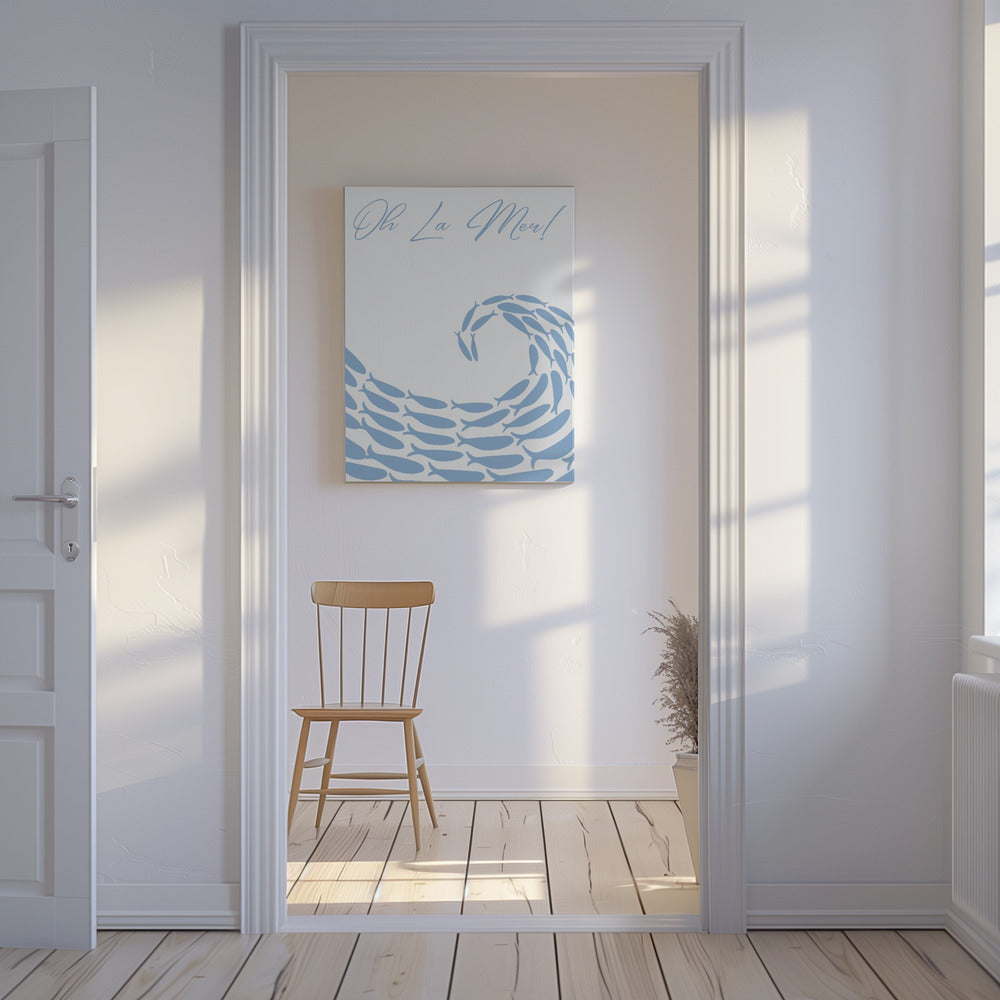Visgolf Symfonie | Canvas