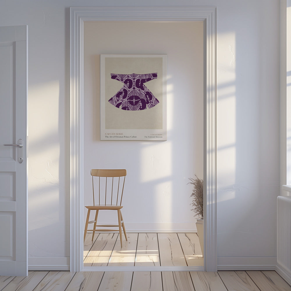 Purple Caftan Elegance | Canvas