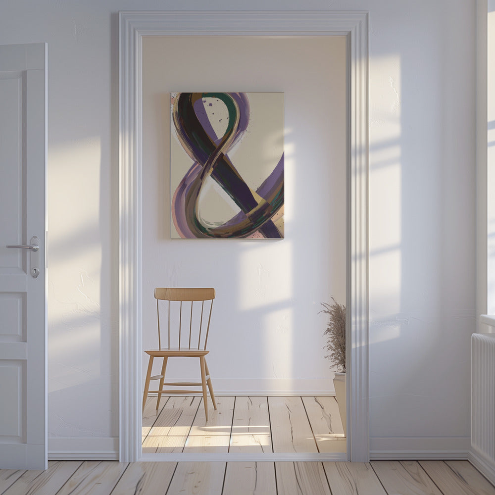 Oneindige penseelstreek | Canvas