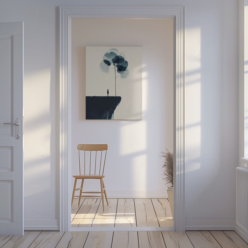 De rand van de klif | Canvas