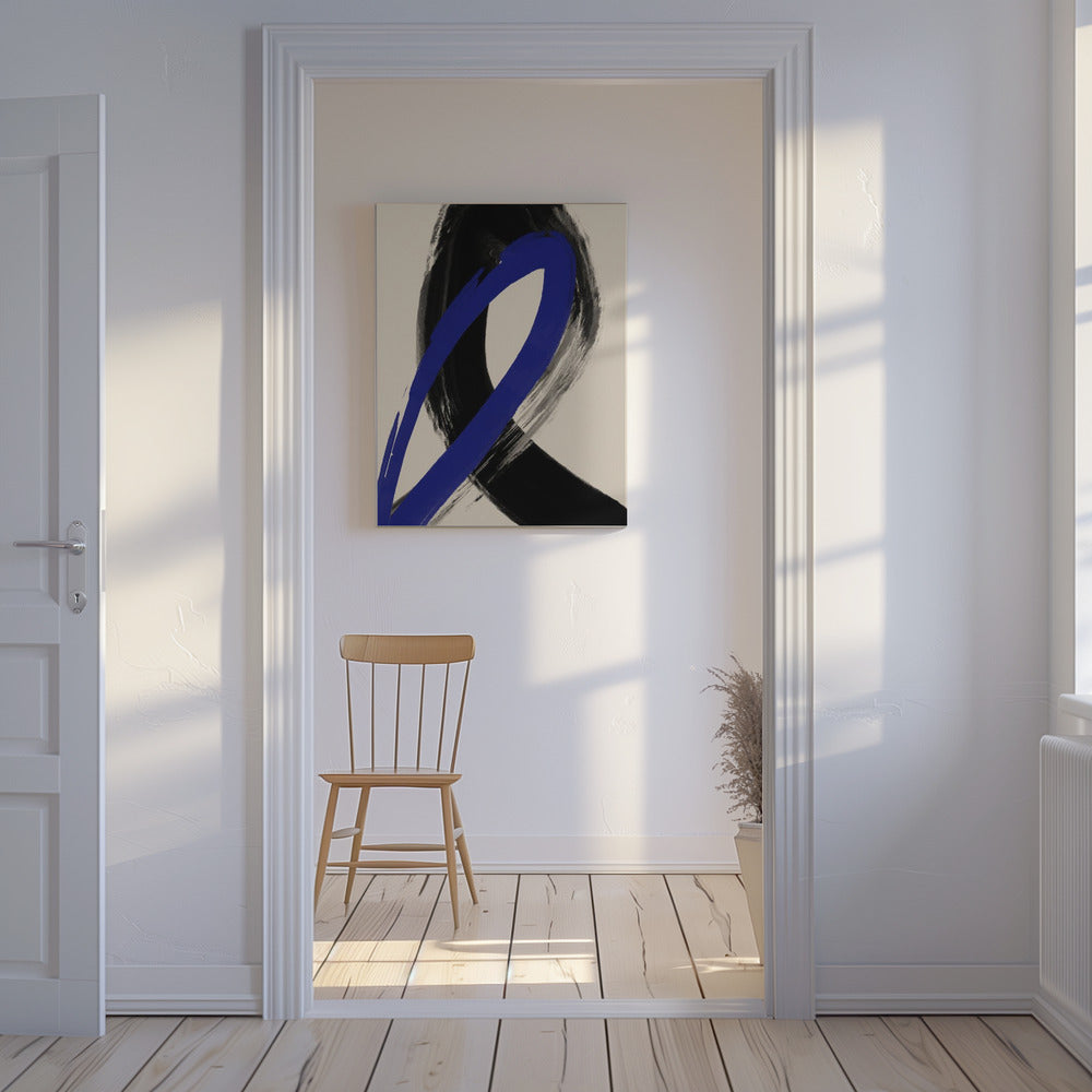 Vette lijnstroom | Canvas