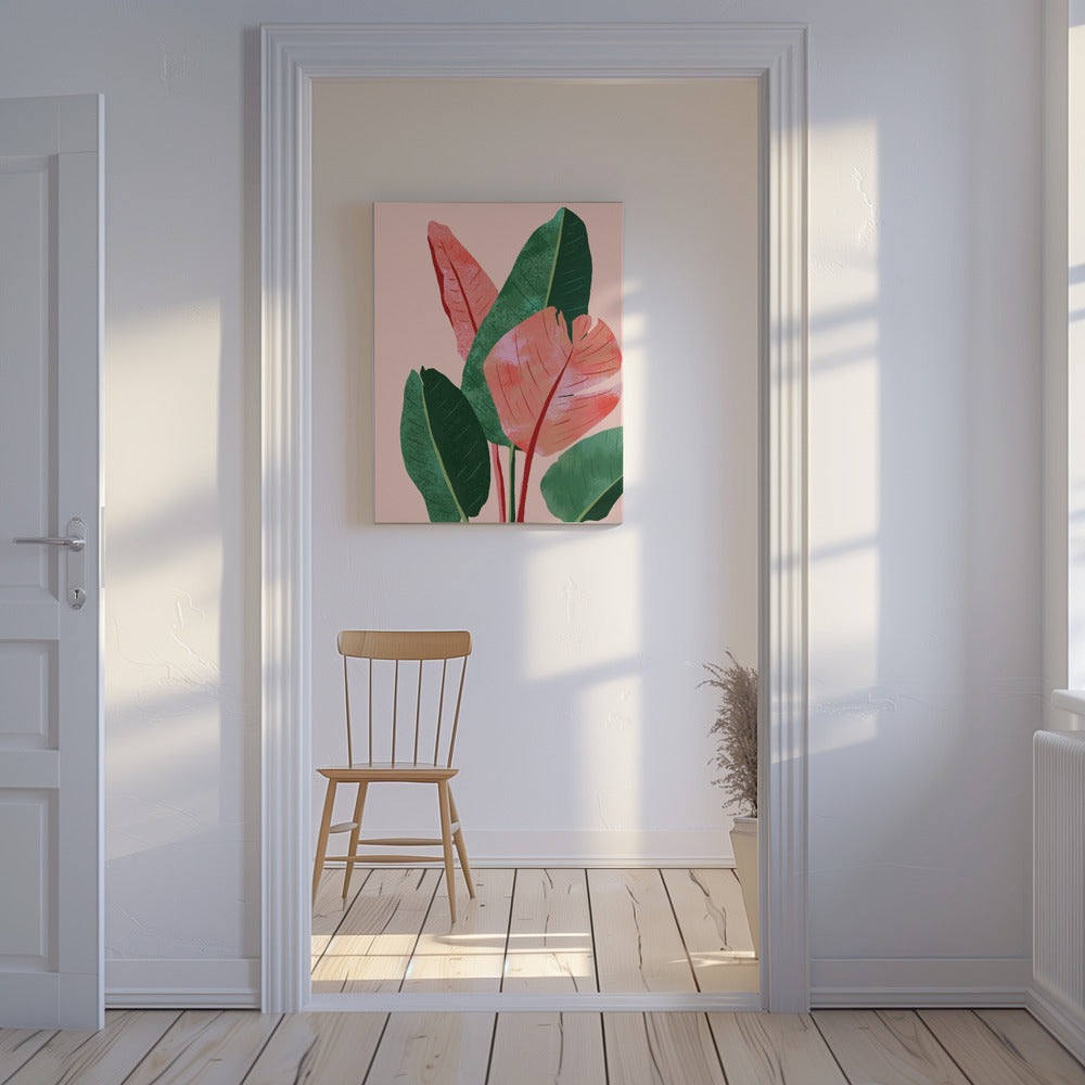 Blozend Tropisch | Canvas