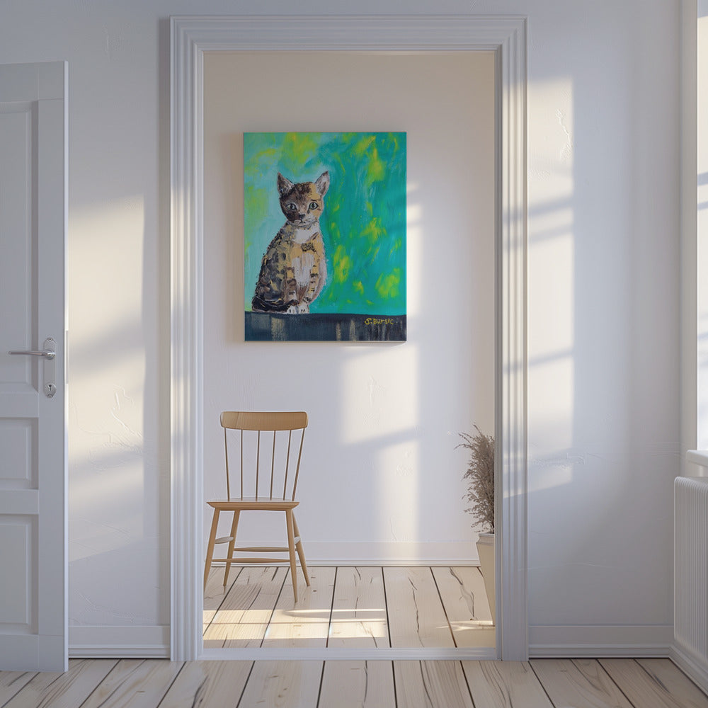 Kitten Wacht | Canvas