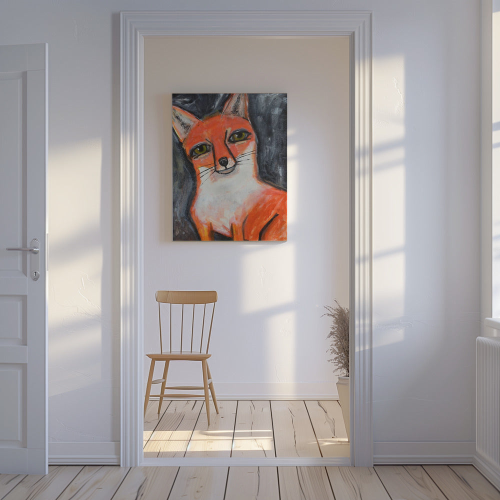 Oranje Vos | Canvas