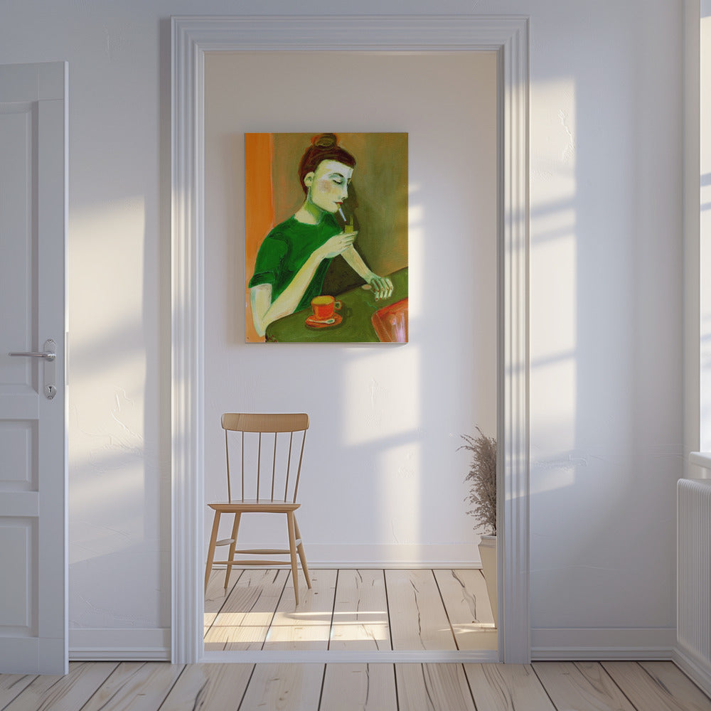 Dame steekt sigaret op | Canvas