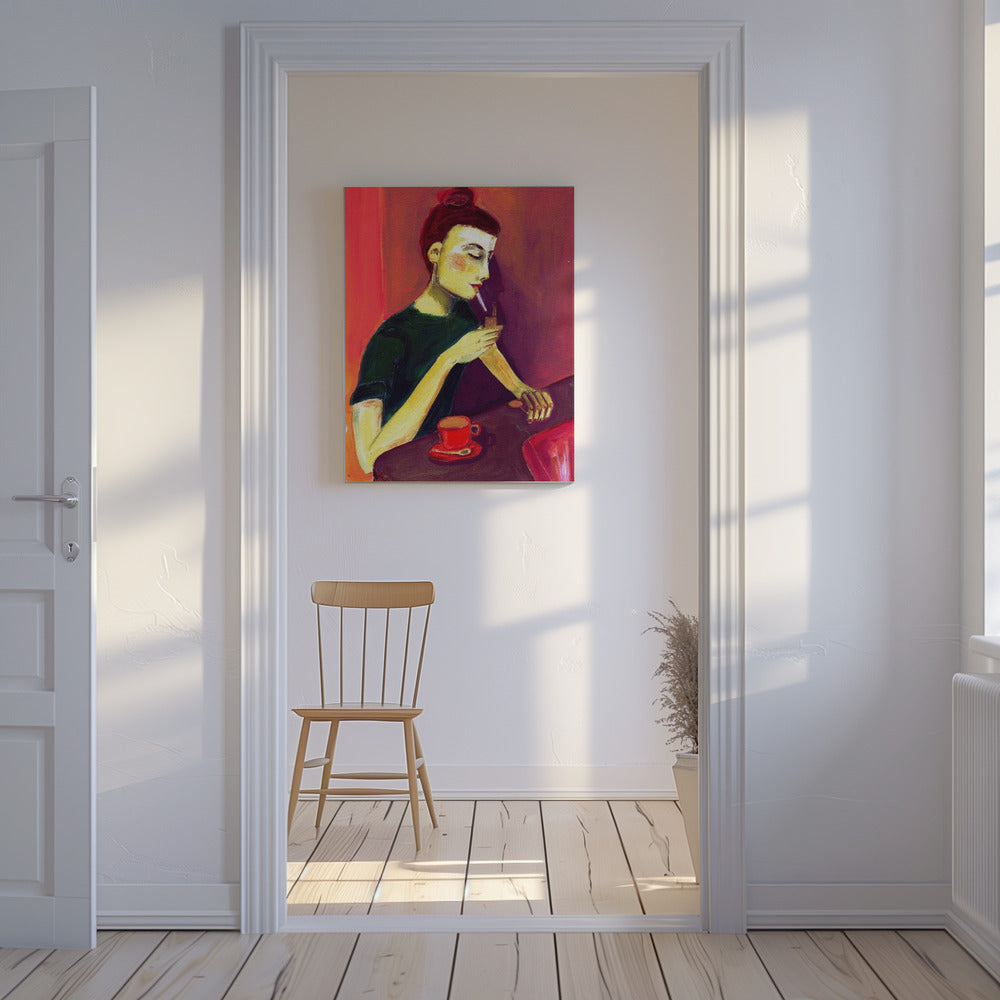 Dame steekt sigaret op | Canvas