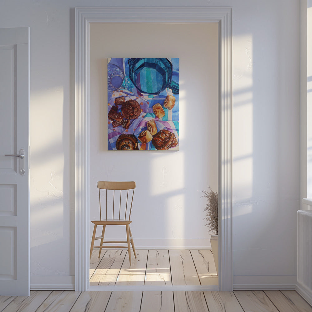 Ochtend op een vrije dag | Canvas