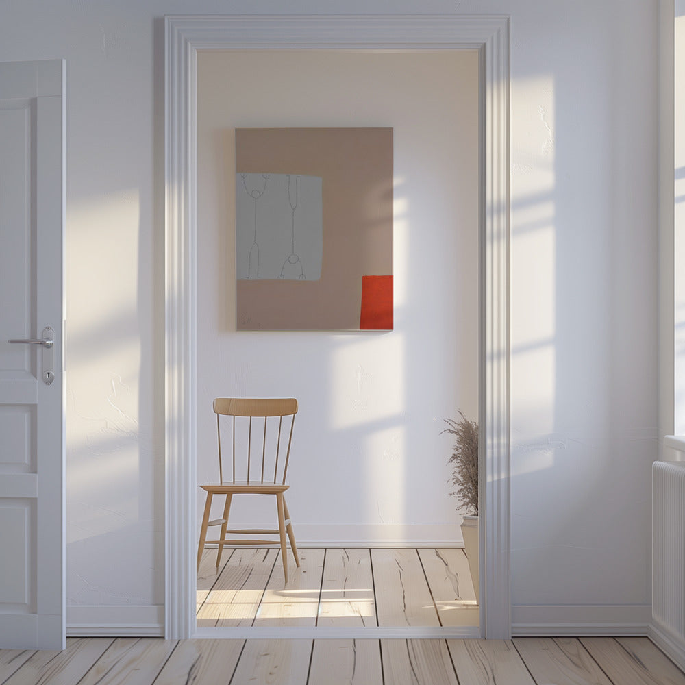 Twee in een bed | Canvas