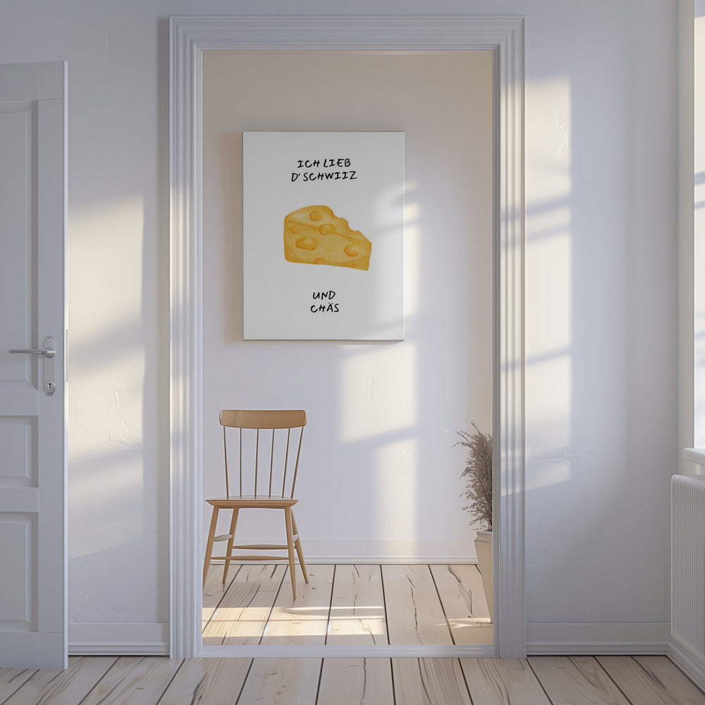 Ik hou van zwart | Canvas