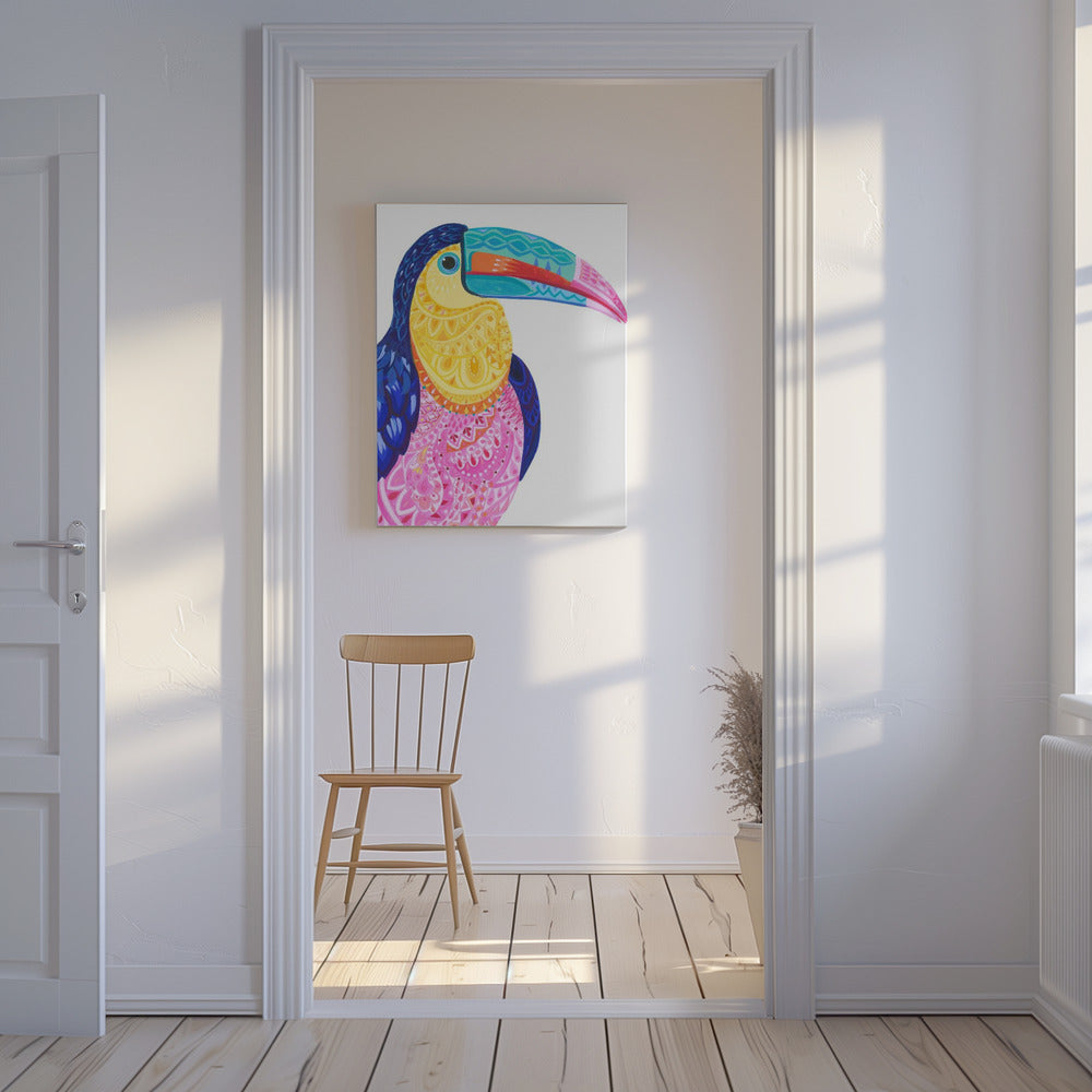 Kleurrijke Toekan | Canvas