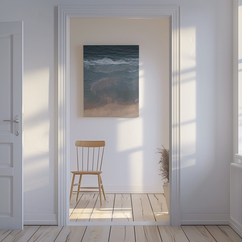 Op het strand 3 | Canvas