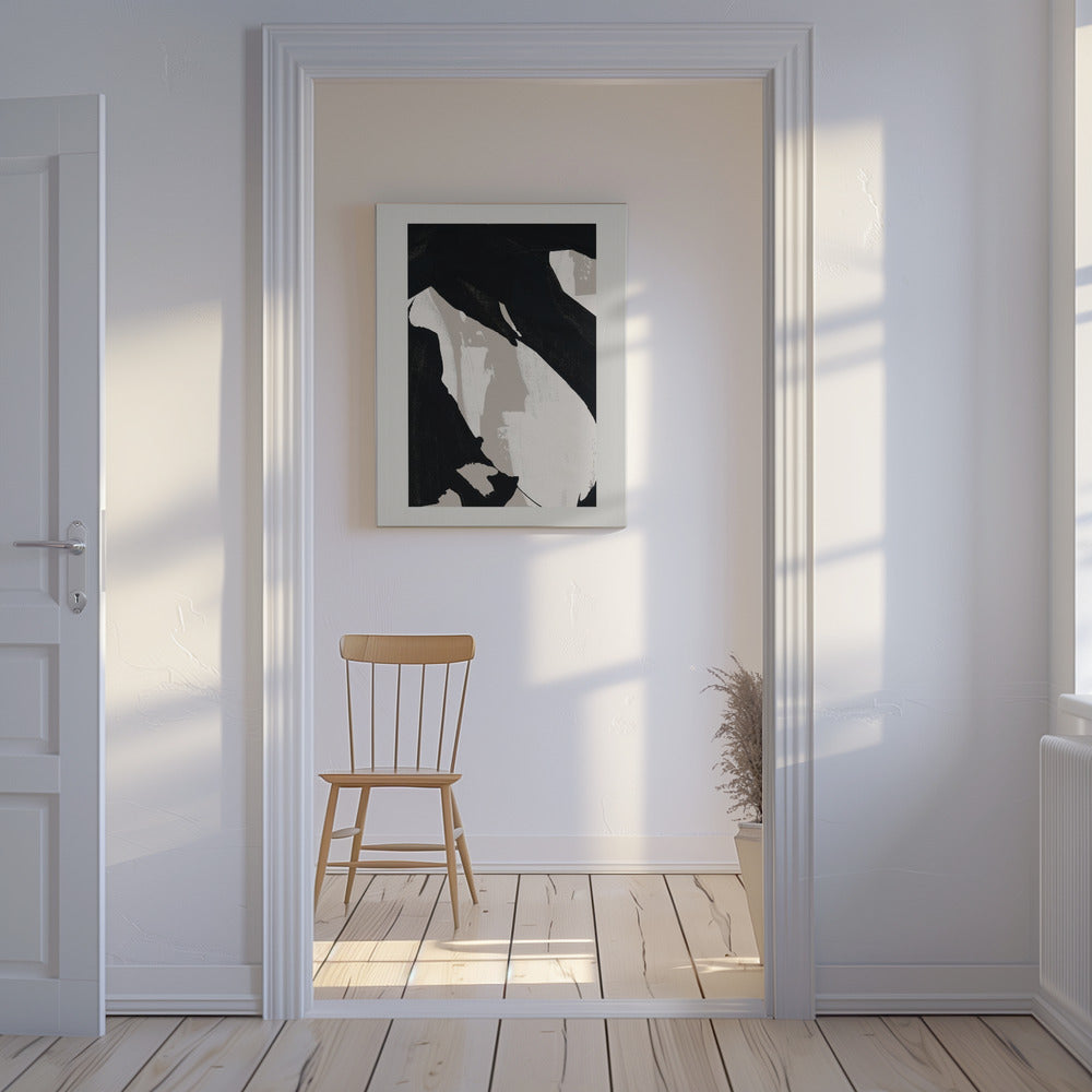 Abstracte penseelstreken 59X | Canvas
