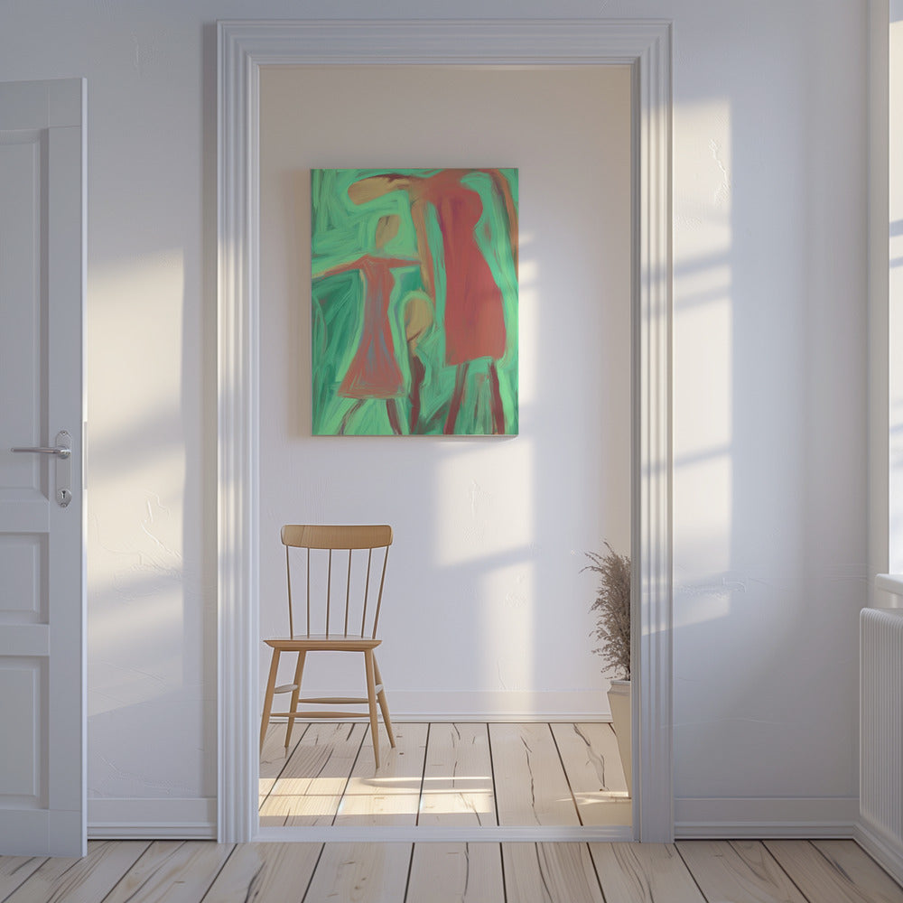 Abstracte mensen | Canvas