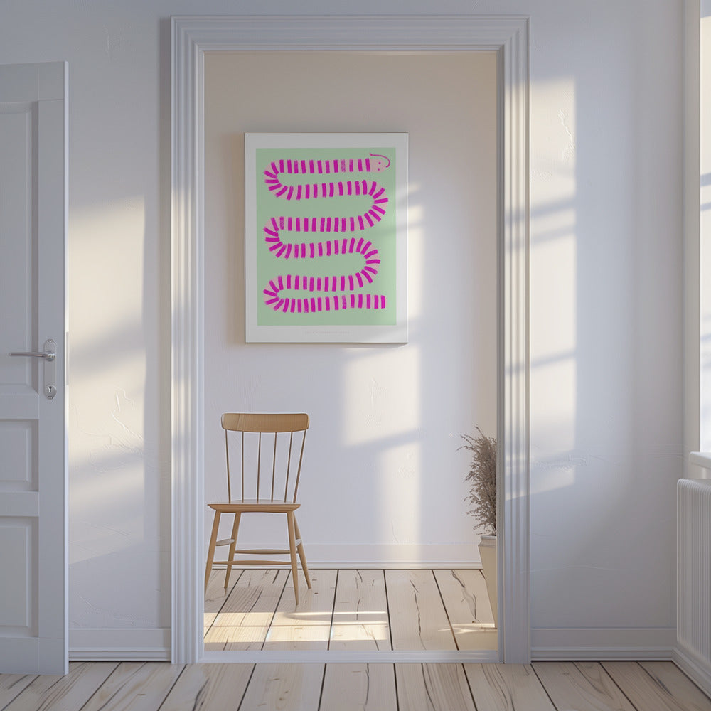 Pandc Pinksnake-kopie | Canvas