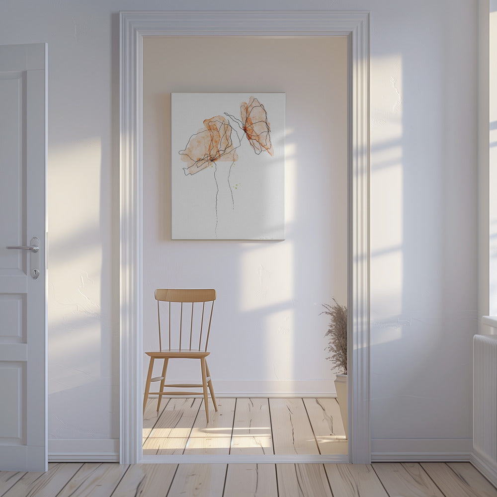 Gefluister van klaprozen | Canvas