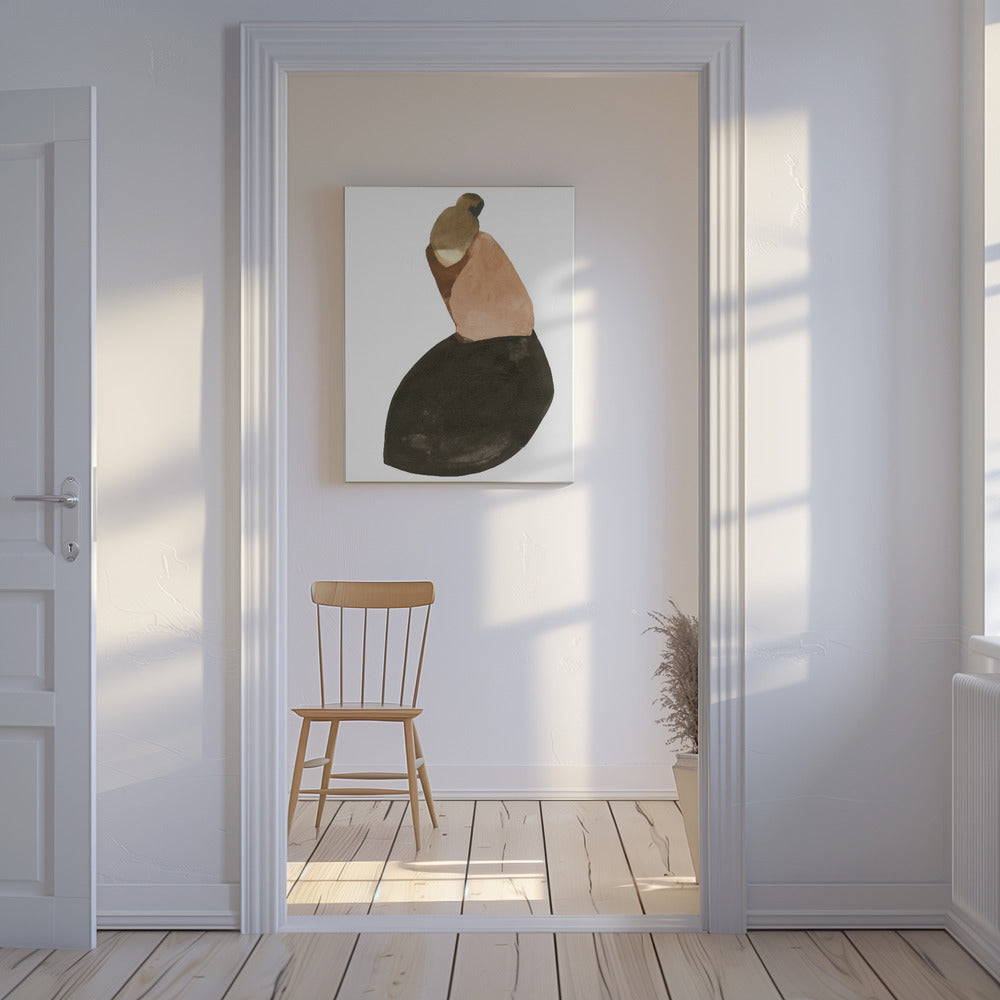 Zittende vrouw nr. 13 | Canvas