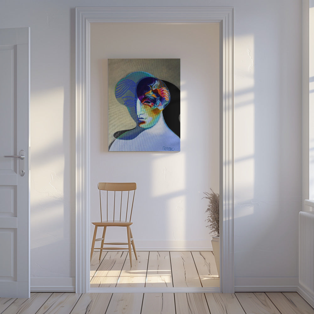 Rode Krullen | Canvas