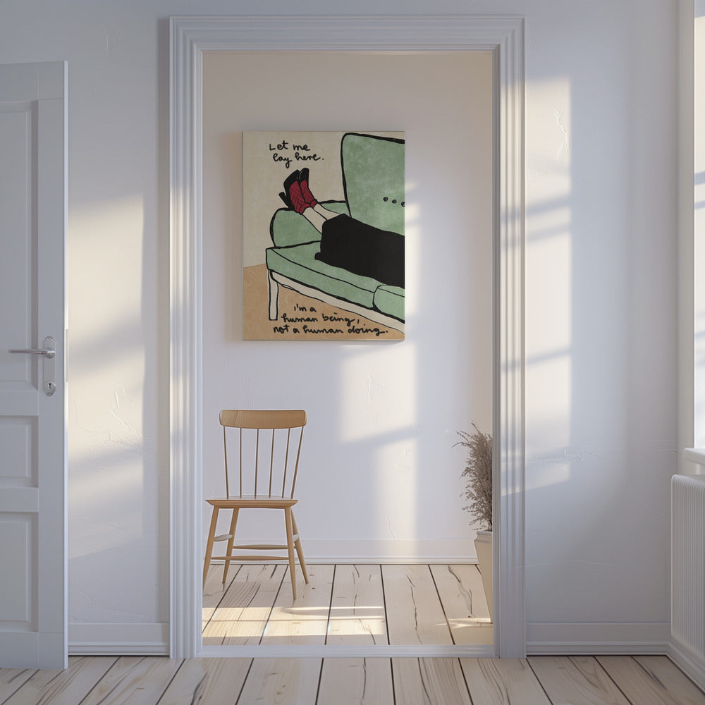 Laat me hier liggen | Canvas