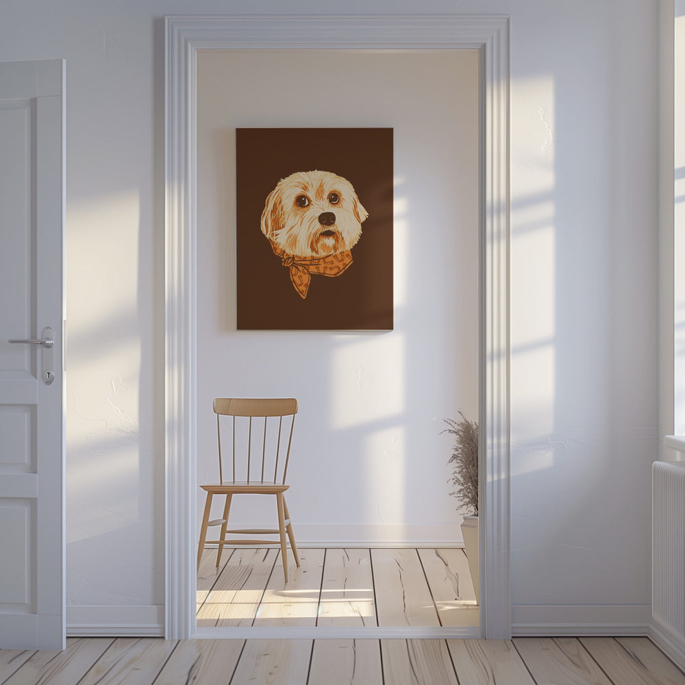 Molly de Cowgirl Pup | Canvas