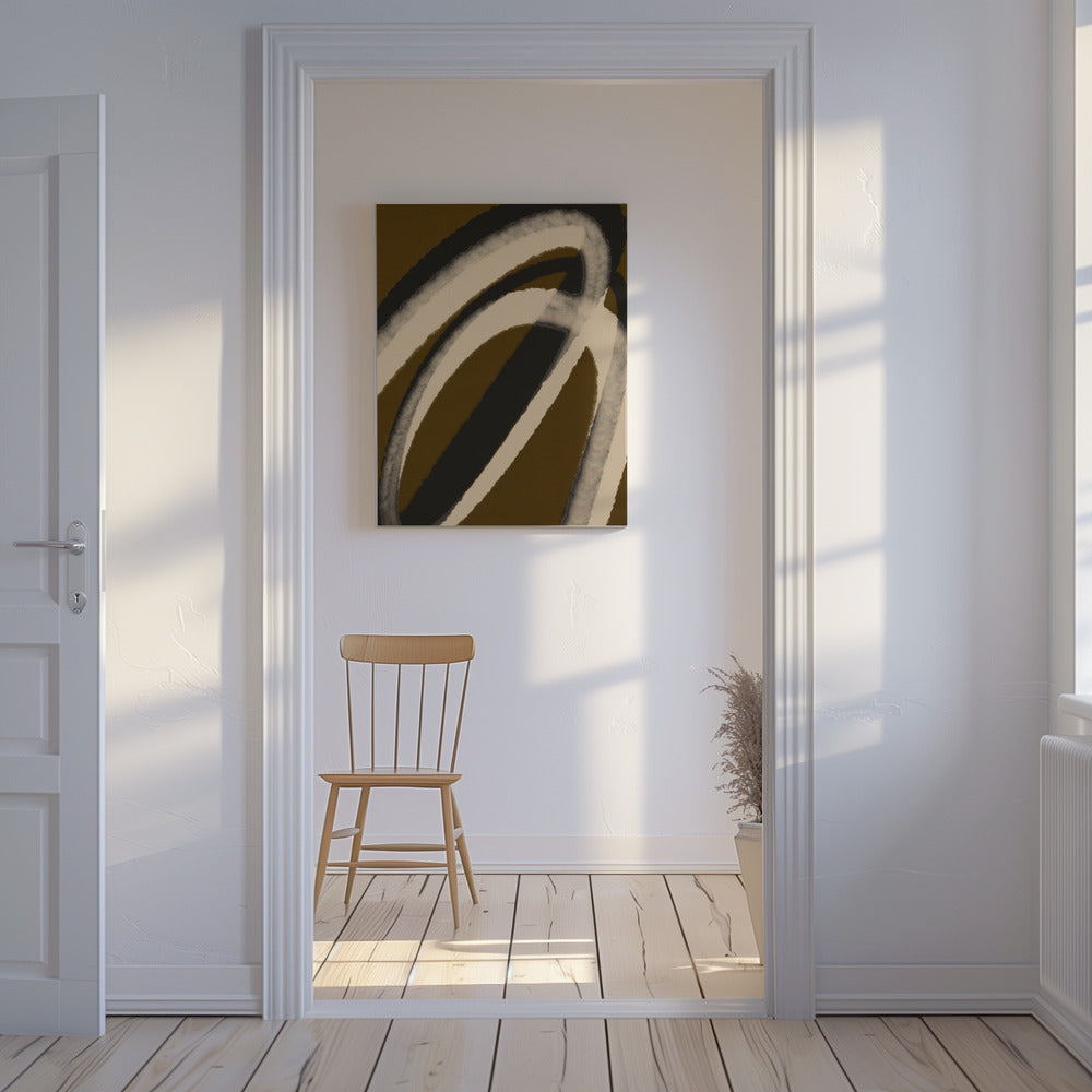 Wervelende schaduwen | Canvas