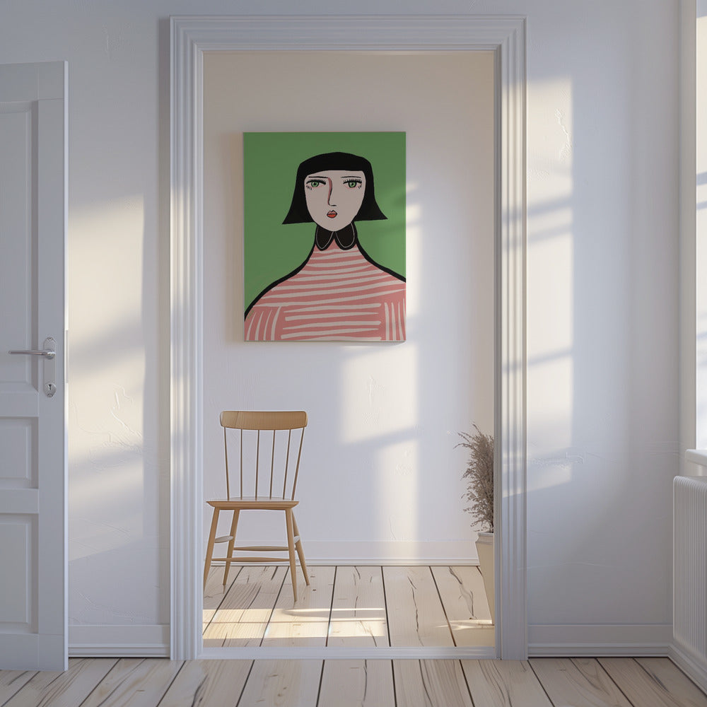 Aardige dame | Canvas