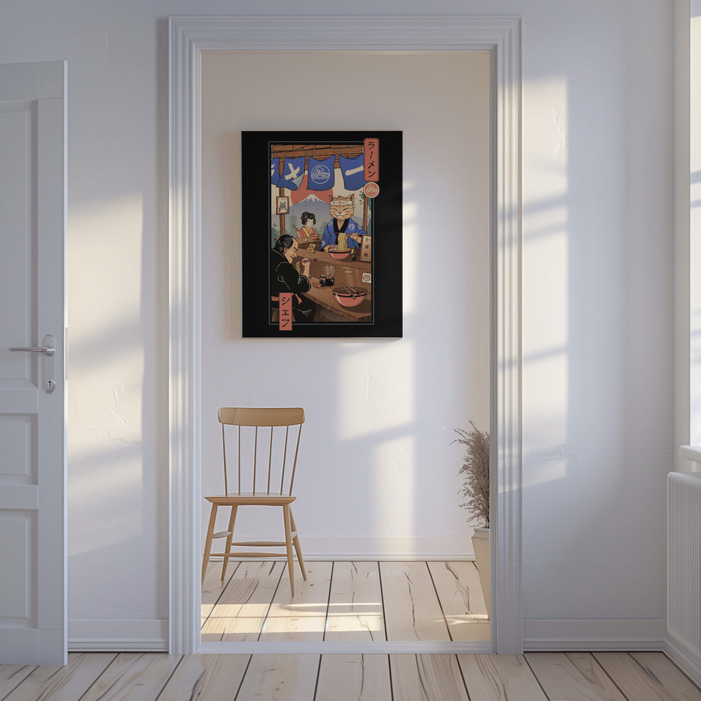 Ramen Meowster | Canvas