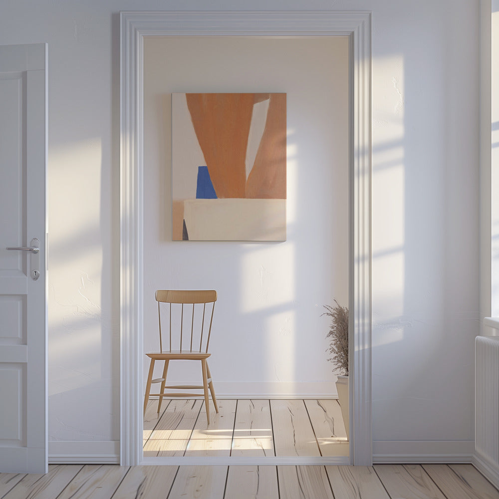 Warm Earth Tones And Bold Geometric Shapes | Canvas