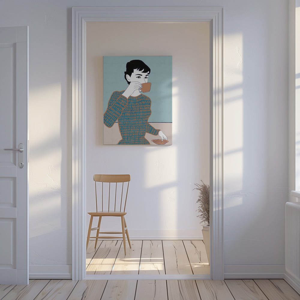 Koffiedame | Canvas