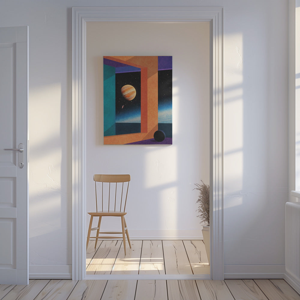 Een kamer met uitzicht | Canvas
