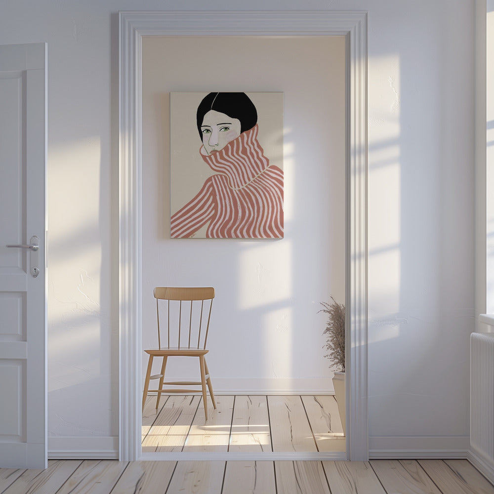 Dame in trui | Canvas