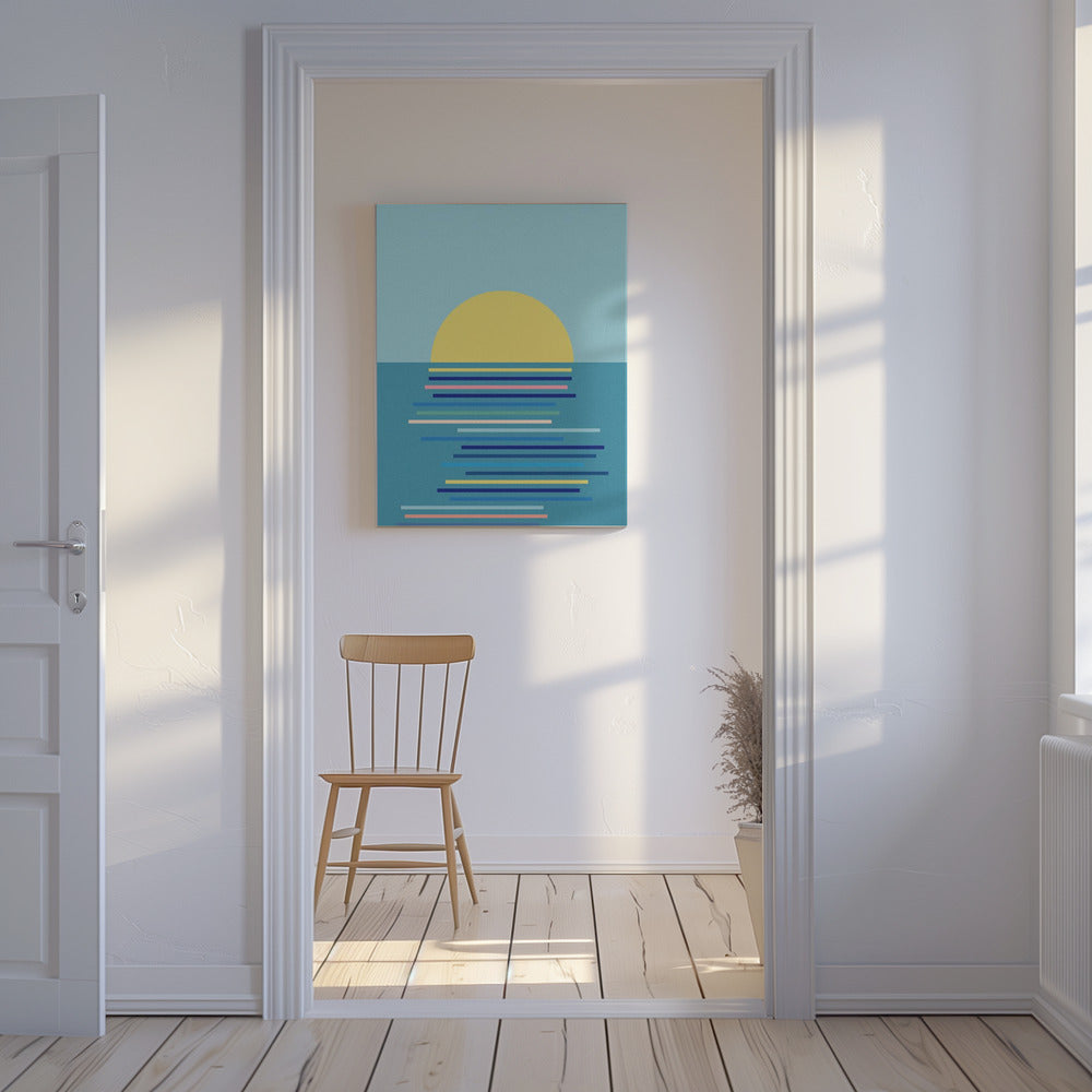 Zonsopgang in Ahrenshoop | Canvas