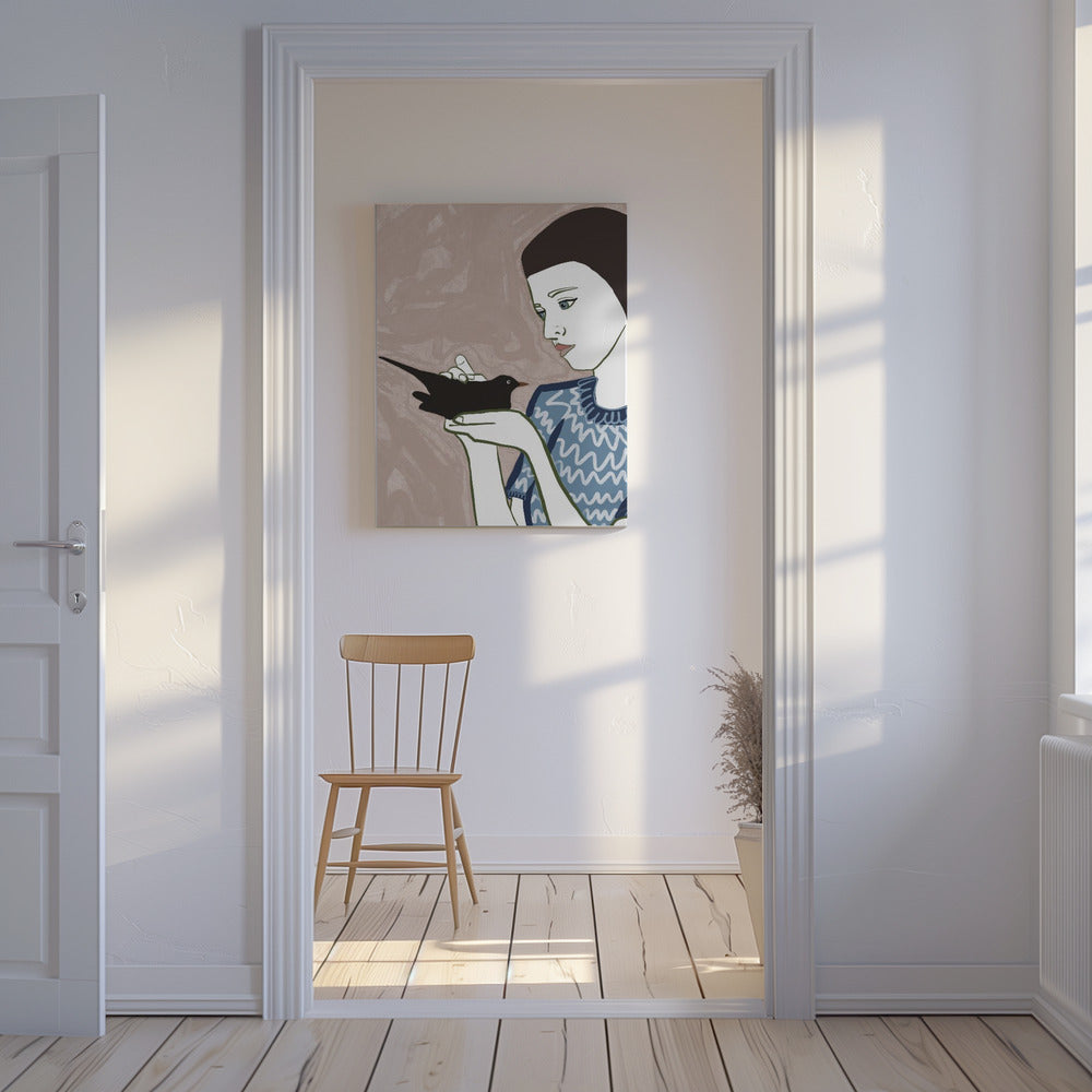 Vogelvrouw | Canvas