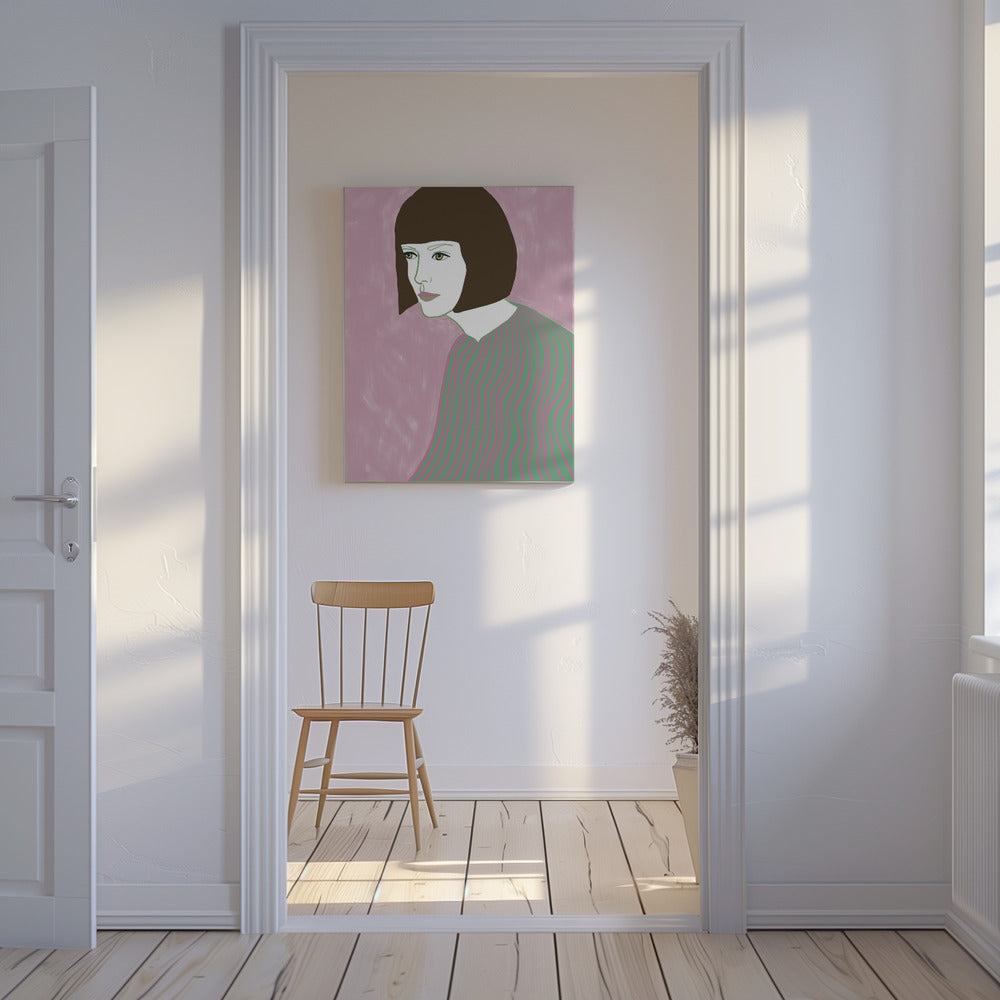 De brunette | Canvas