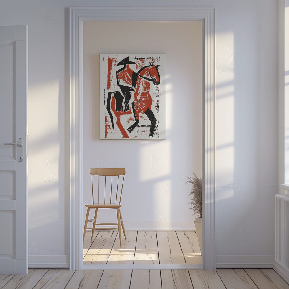Abstract Ruiter | Canvas