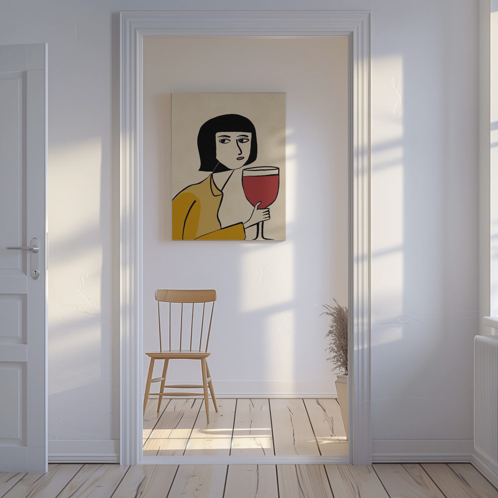 Wijnliefhebber | Canvas