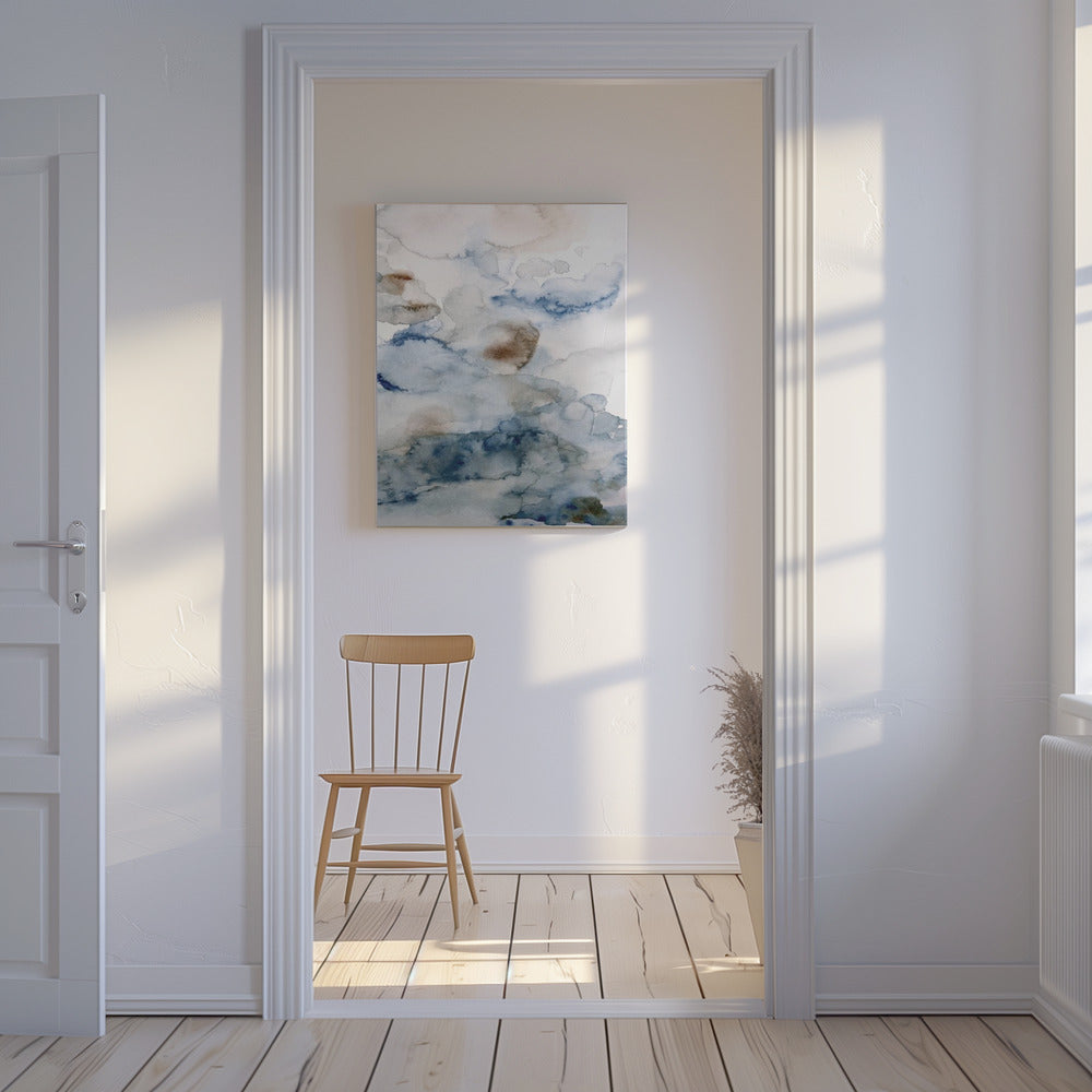 In de wolken 4 | Canvas