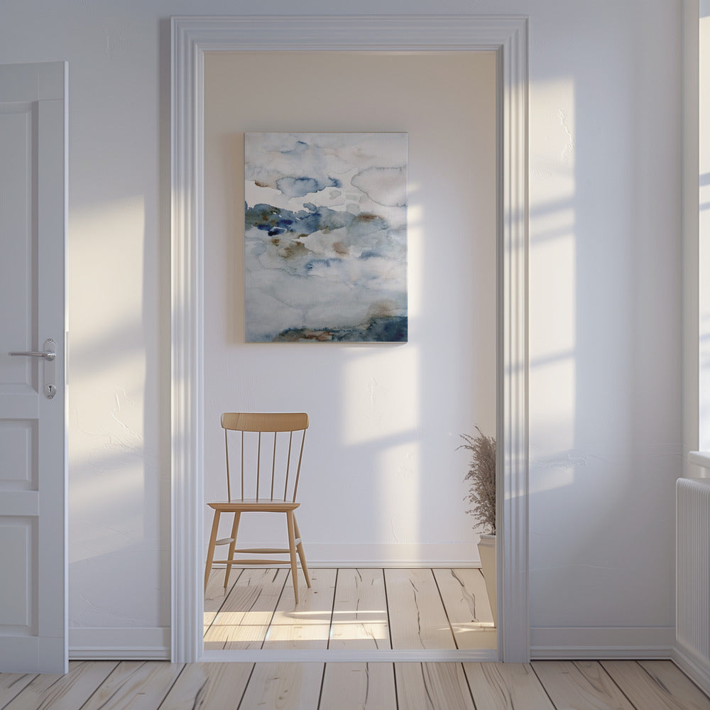 In de wolken 3 | Canvas