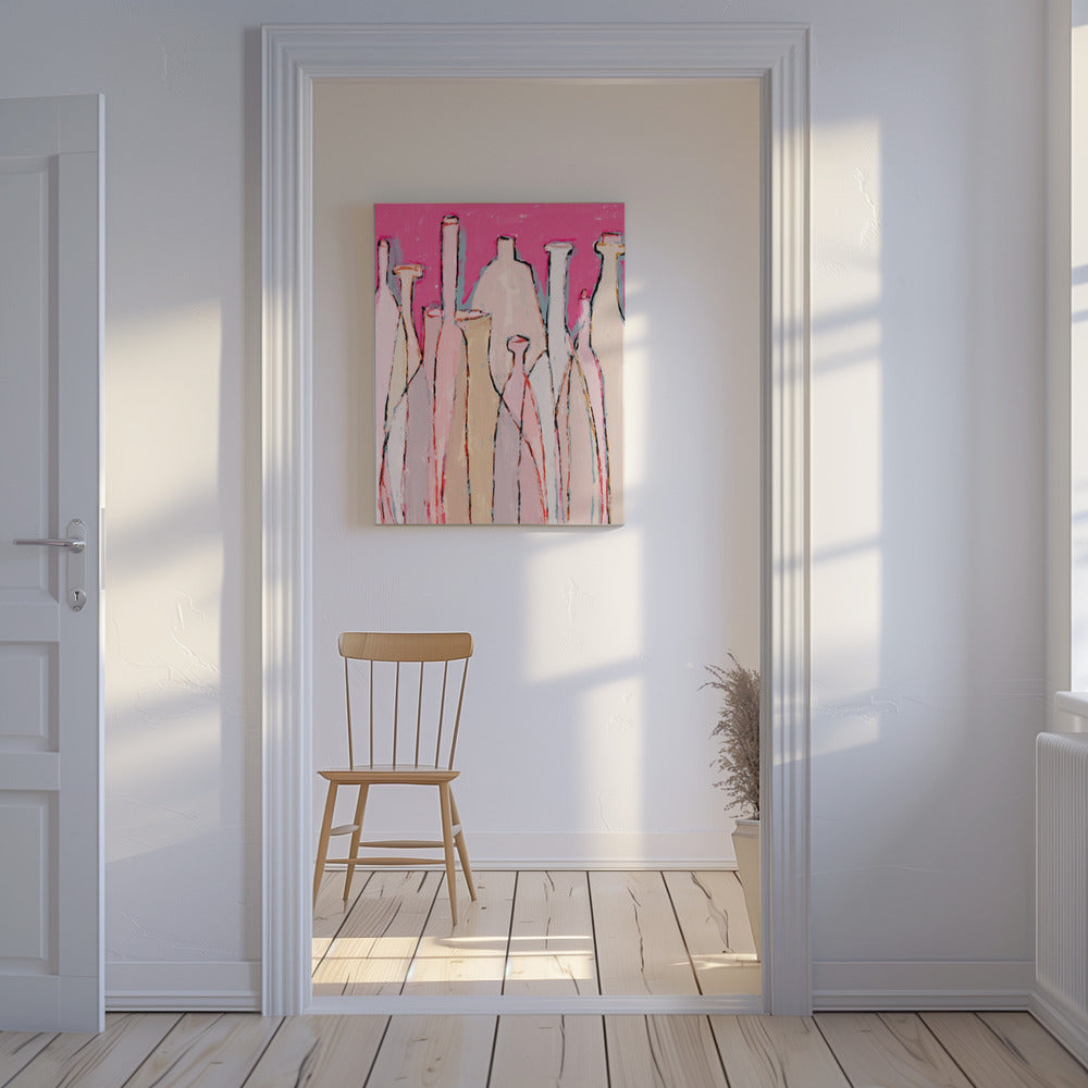 Flessensilhouetten | Canvas