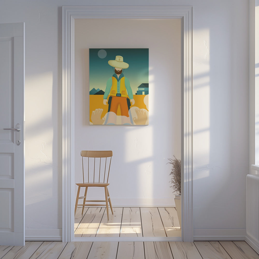 Confrontatie bij zonsopgang | Canvas