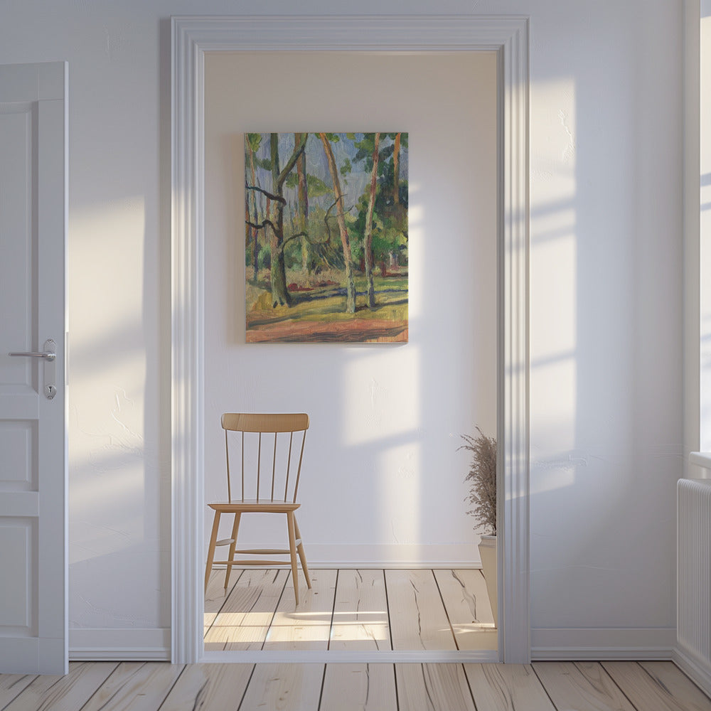 Pleinair landschap | Canvas