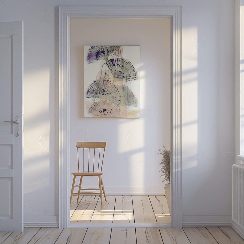 Ginkgobladeren ets | Canvas