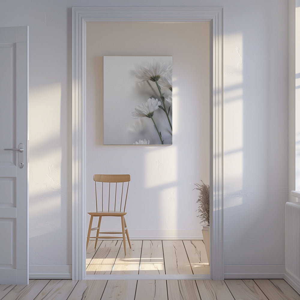 Vage bloemen 8 | Canvas