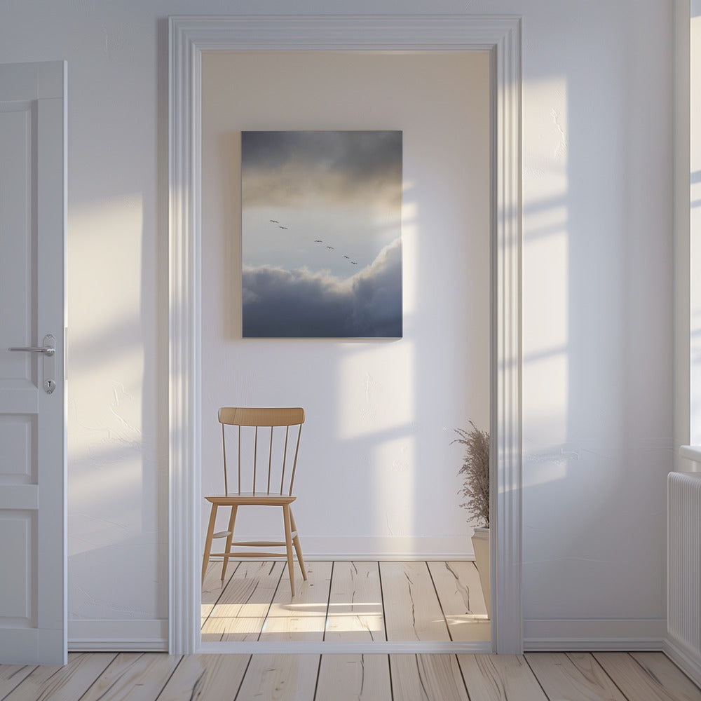 Vliegen Hoog 10 | Canvas