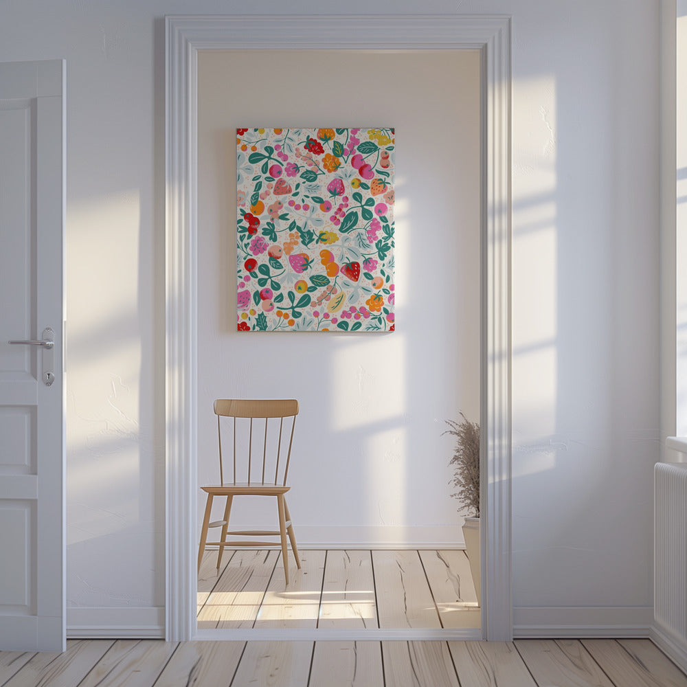 Fruitig naadloos patroon | Canvas