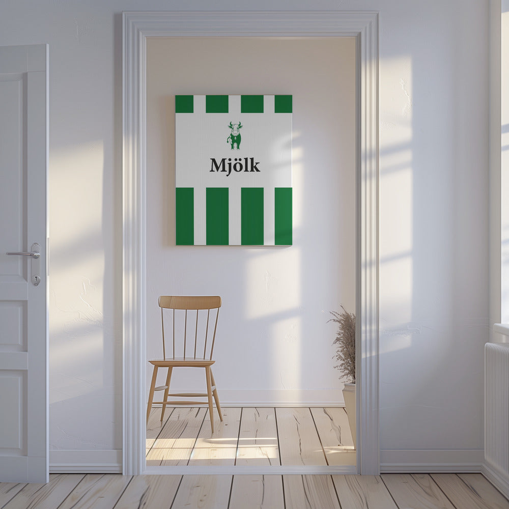 Mjölk Röd | Canvas