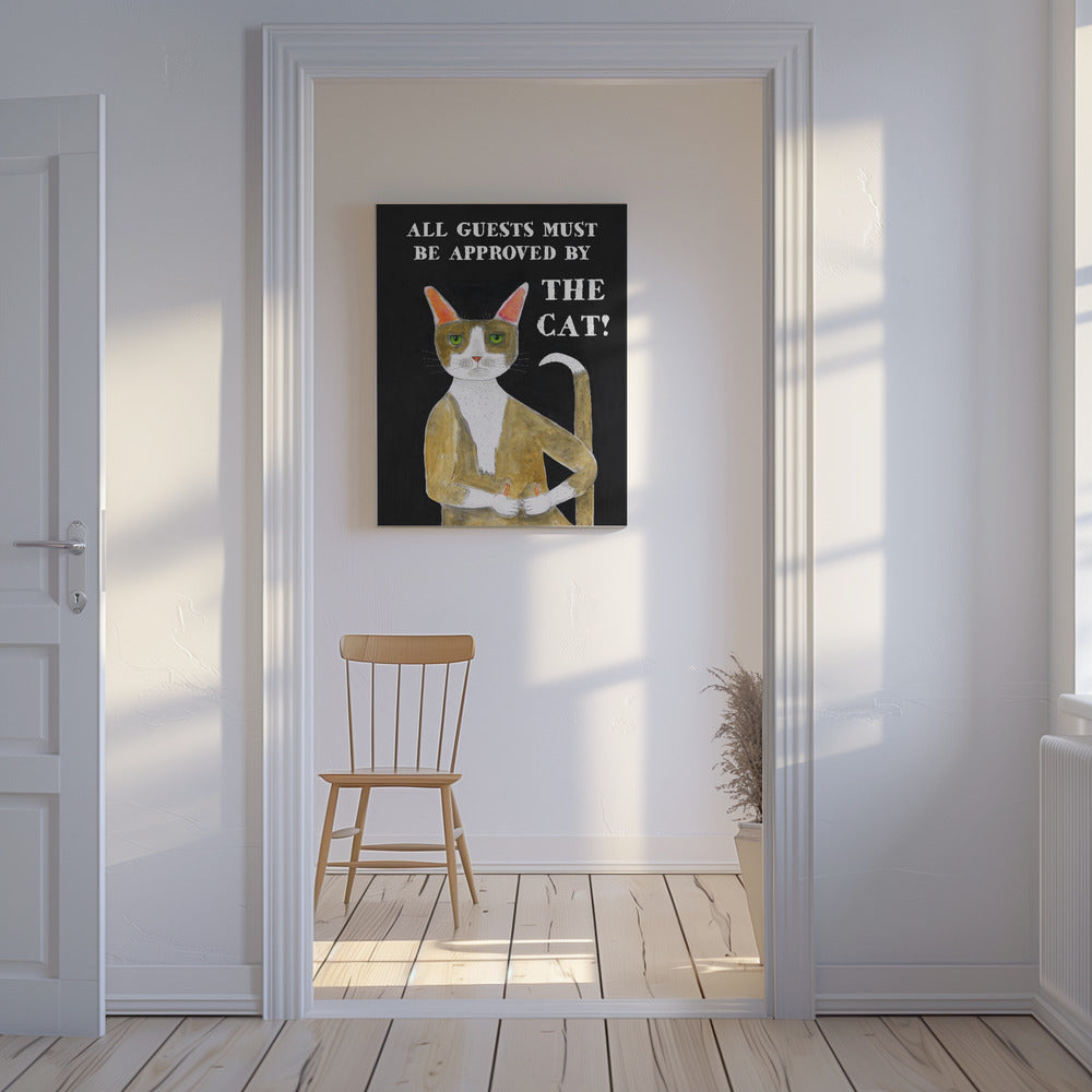 Goedgekeurd door de kat | Canvas