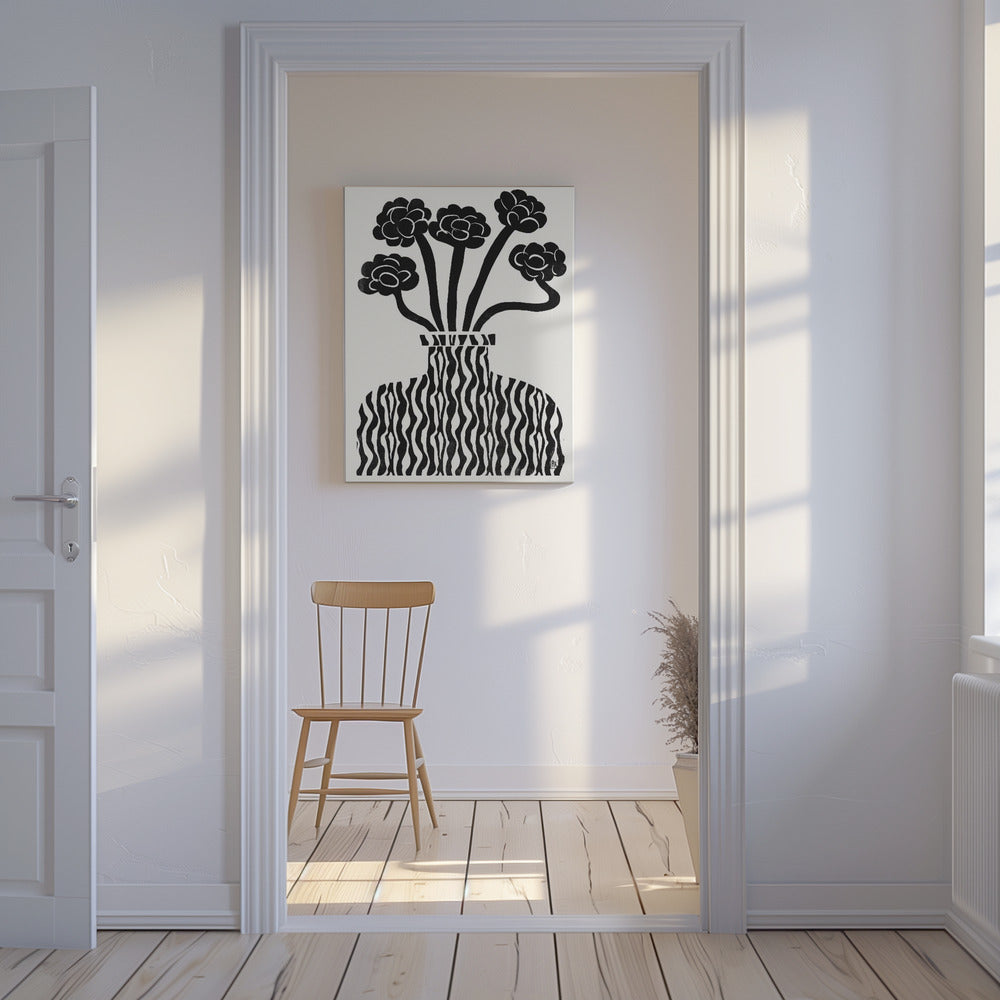 Vaas en bloemen 03 | Canvas